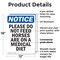Signmission Please Do Not Feed Horses Are, 12 in W x Rectangle, Plastic OS-2PACK-NS-P-1218-V-17377 - alternate 6